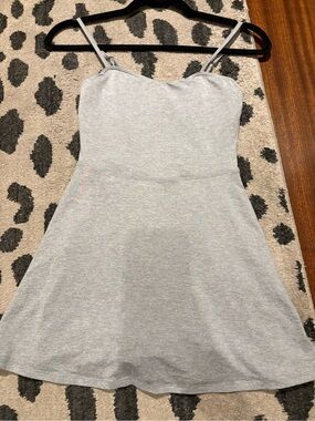 ALO Yoga Heather Grey tennis dress